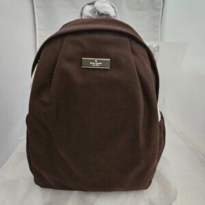 Kate Spade Carter Nylon Large Backpack in Hot Fudge! NWT!